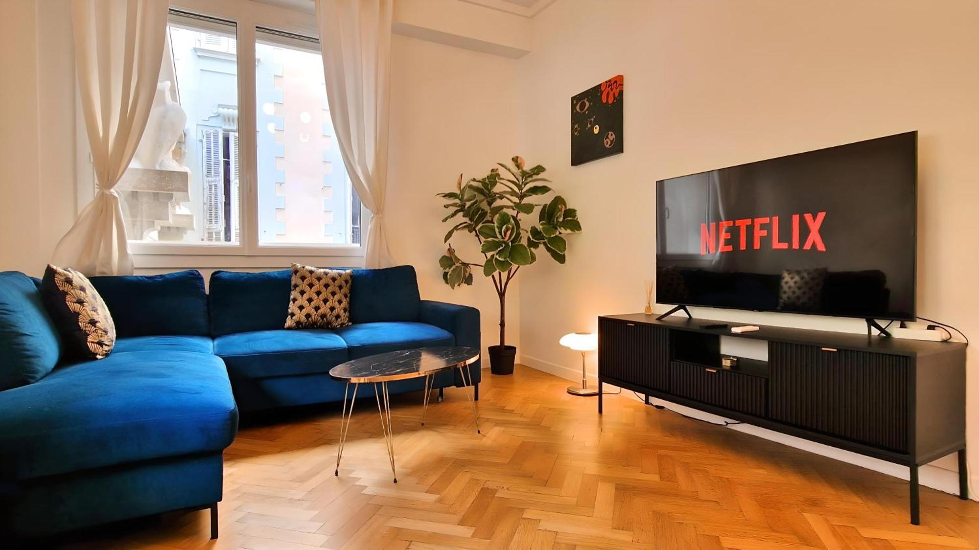 Jazzy Et Spacieux Appartement Prom Des Anglais Nice Exterior foto